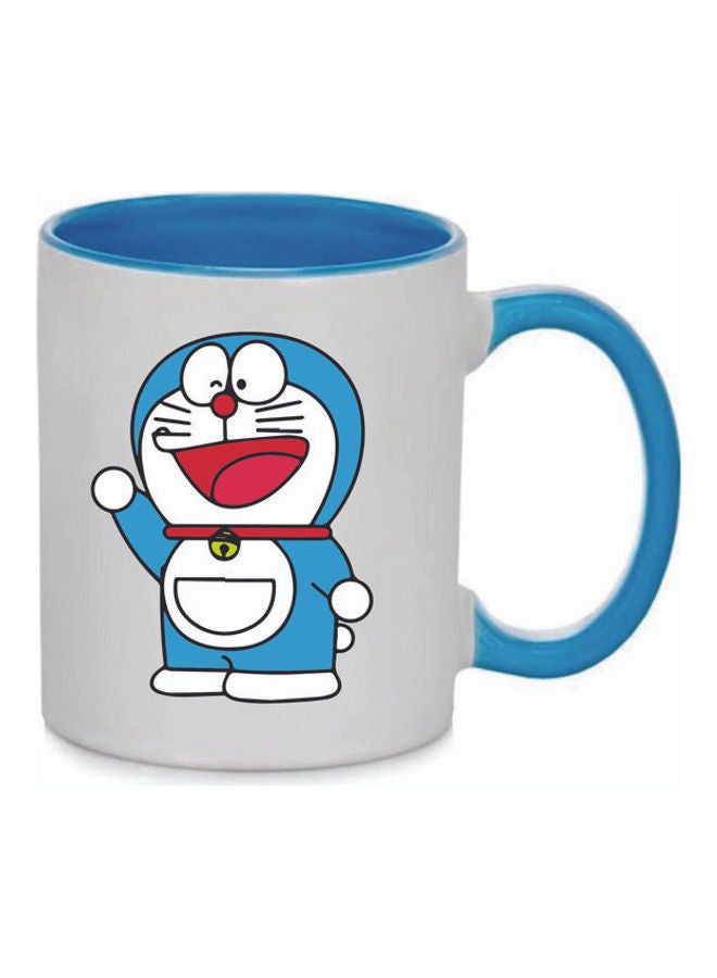Doremon Printed Ceramic Mug Multicolour