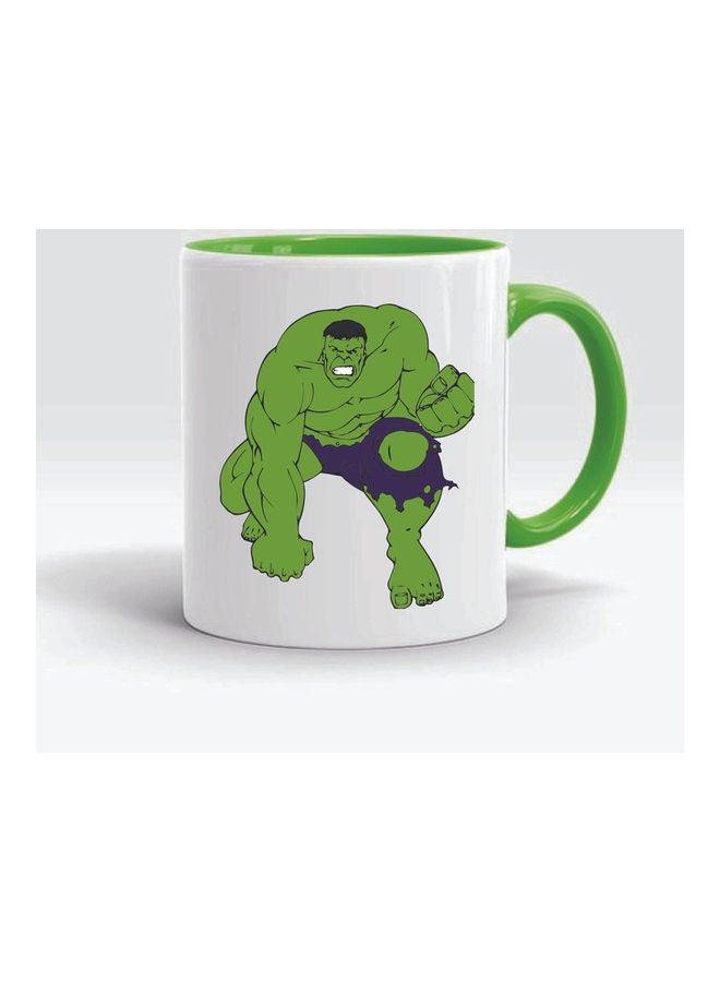 Hulk Printed Ceramic Mug Multicolour