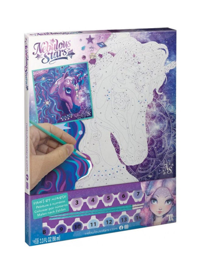 Nebulous Stars - Paint-By-Number On Canvas Kit - Image 1