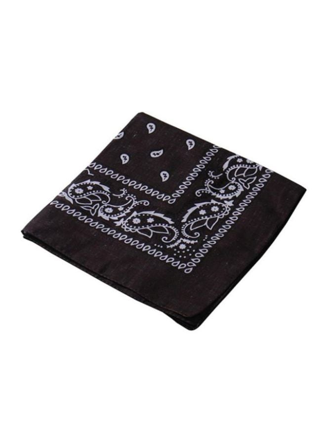 Bluelans - Paisley Print Bandana Black - Image 1