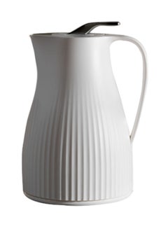 Dallaty Plastic Vacuum Flask White 1Liters  - Image 1