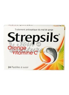 Strepsils Orange With Vitamin C 