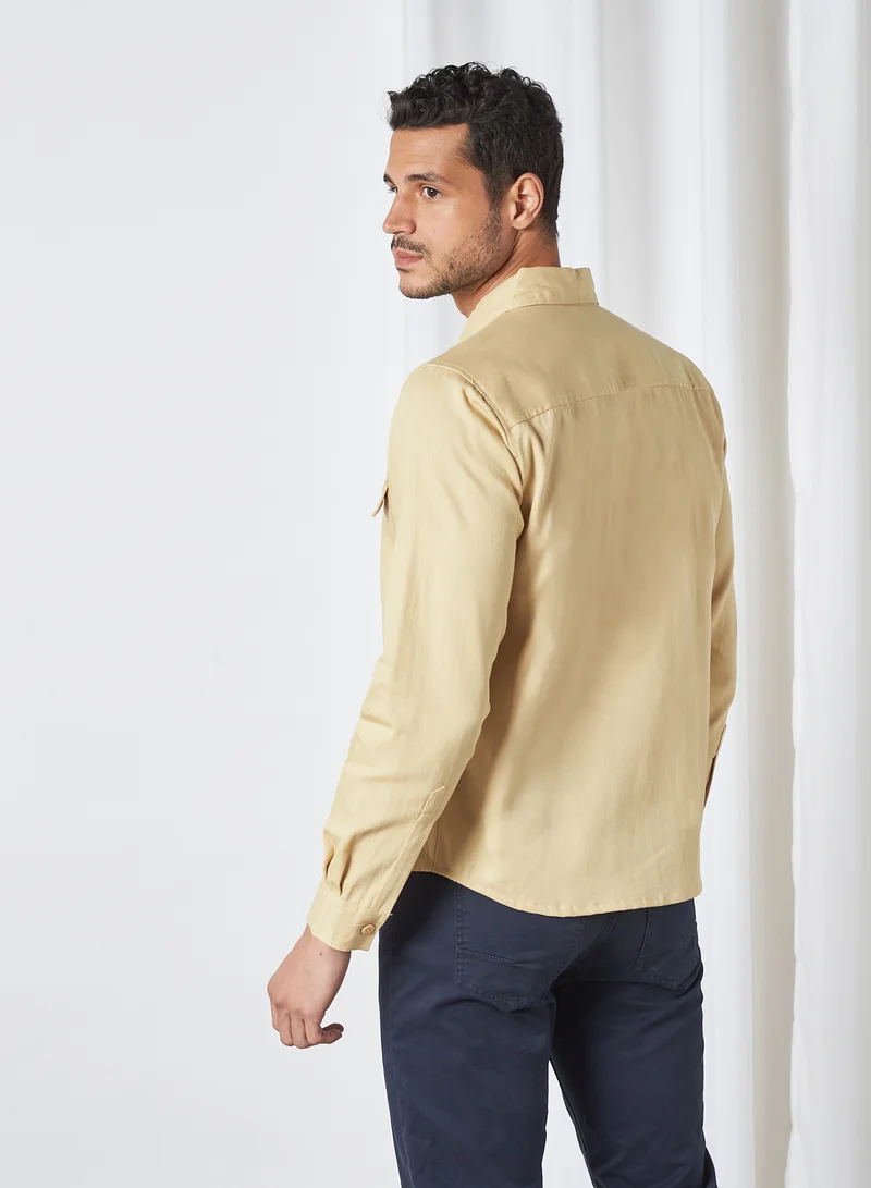 STATE 8 Basic Shacket beige