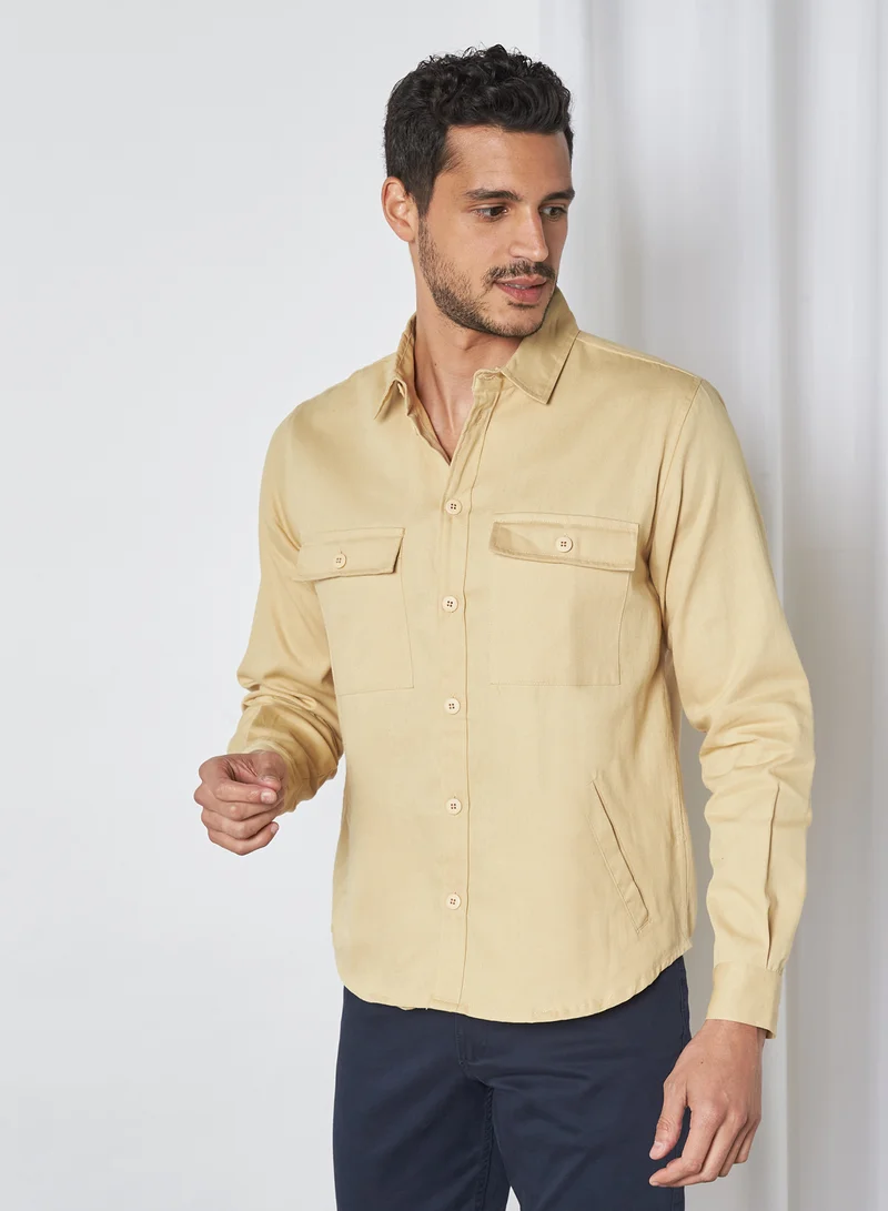 STATE 8 Basic Shacket beige