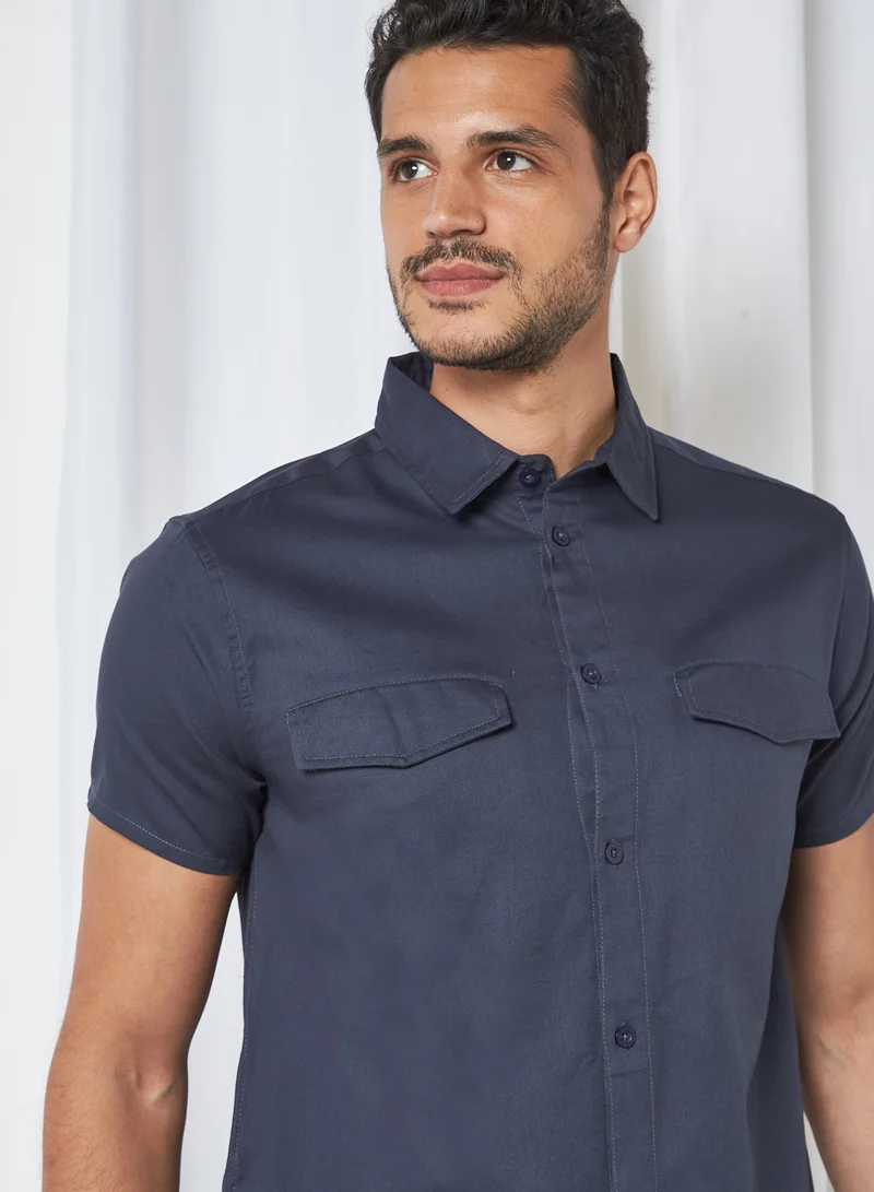 STATE 8 Basic Shirt Navy