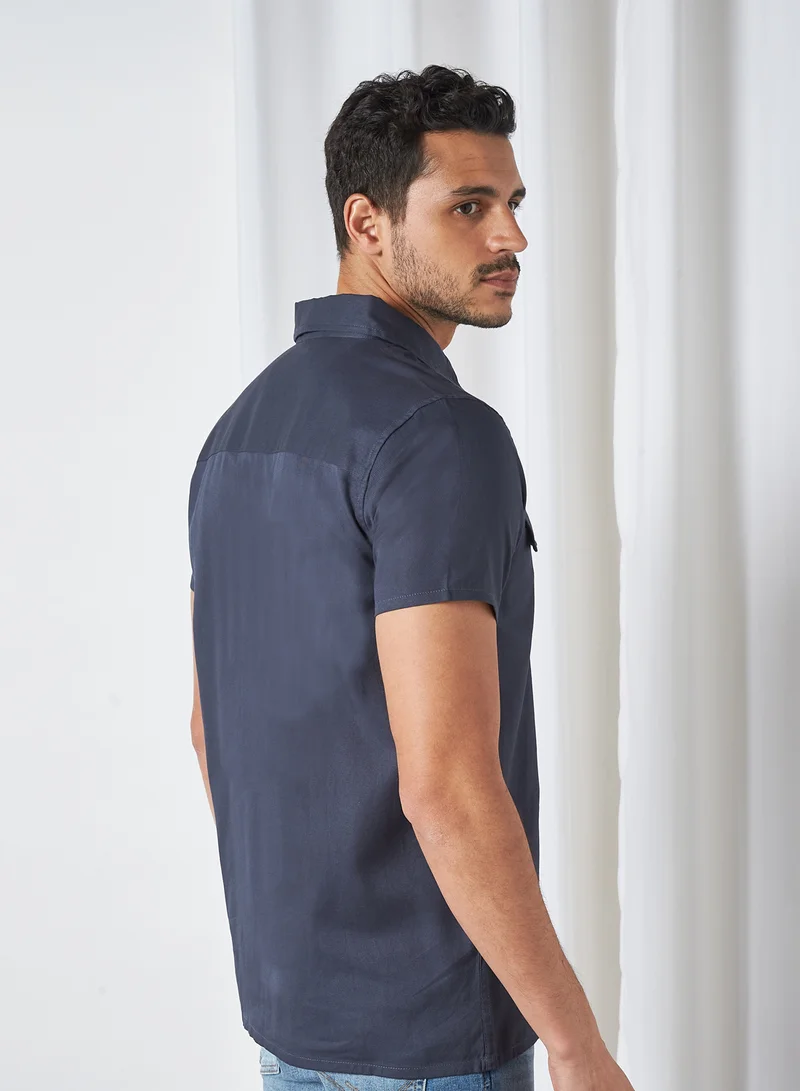 STATE 8 Basic Shirt Navy