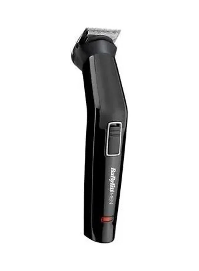 babyliss 6 In 1 Men Multi Trimmer | Long-lasting Precision With Stainless Steel Blades | Comfortable Grip | Clean Trim With Washable Cutting Attachments | MT725SDE Black