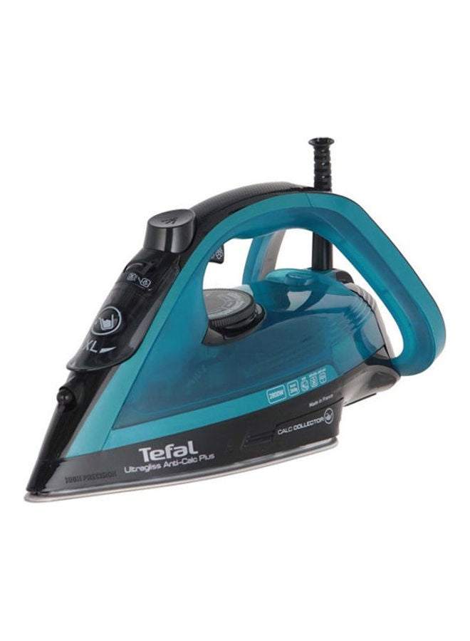 Tefal - Steam Iron | Ultraglish  Iron Steamer | Durilium Airglide Soleplate | Anti-calc | Anti Drip | FV6832E0 Blue / Black - Image 1