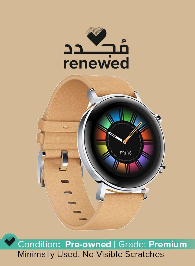 HUAWEI Renewed - GT2 Smartwatch Classic Edition With 15 Sports Modes Gravel Beige - Image 1