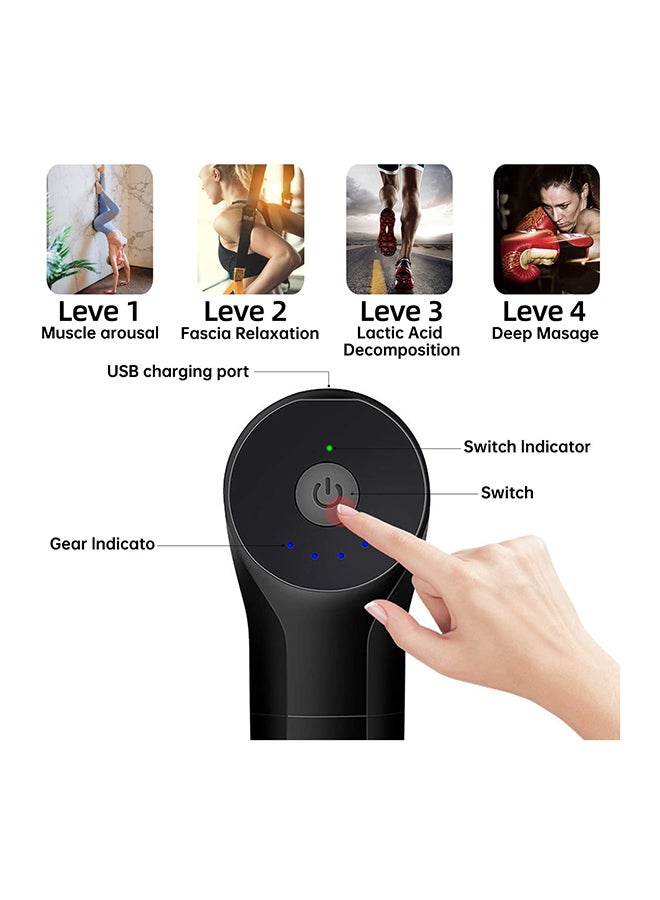 توشيونيكس أداة مساج صغيرة ومحمولة وقابلة للشحن بتصميمٍ مسدس - Image 4