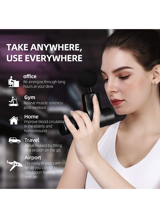 توشيونيكس أداة مساج صغيرة ومحمولة وقابلة للشحن بتصميمٍ مسدس - Image 5