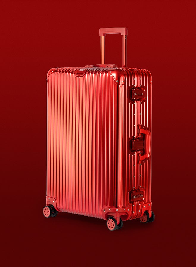 Kenza - Ultra Light Luggage Trolley 29 Inch Red - Image 1