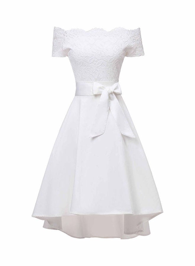Full Dress Evening Gown White  - Image 1