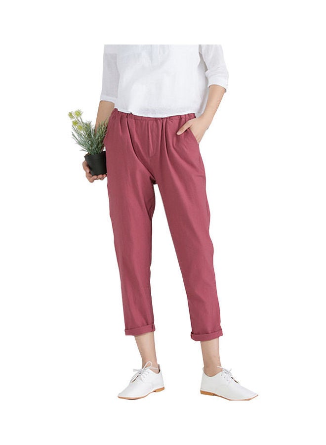Generic - Loose Harem Trouser Red - Image 1