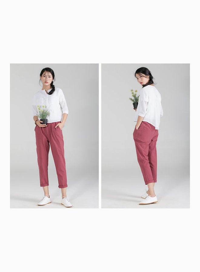 Generic - Loose Harem Trouser Red - Image 1
