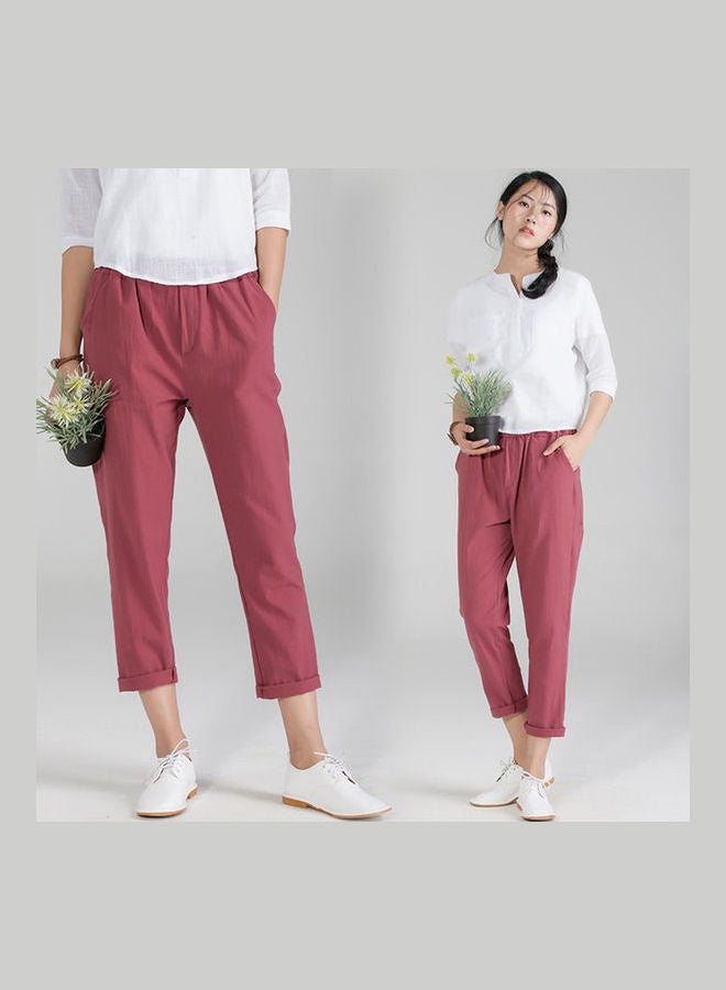 Generic - Loose Harem Trouser Red - Image 1