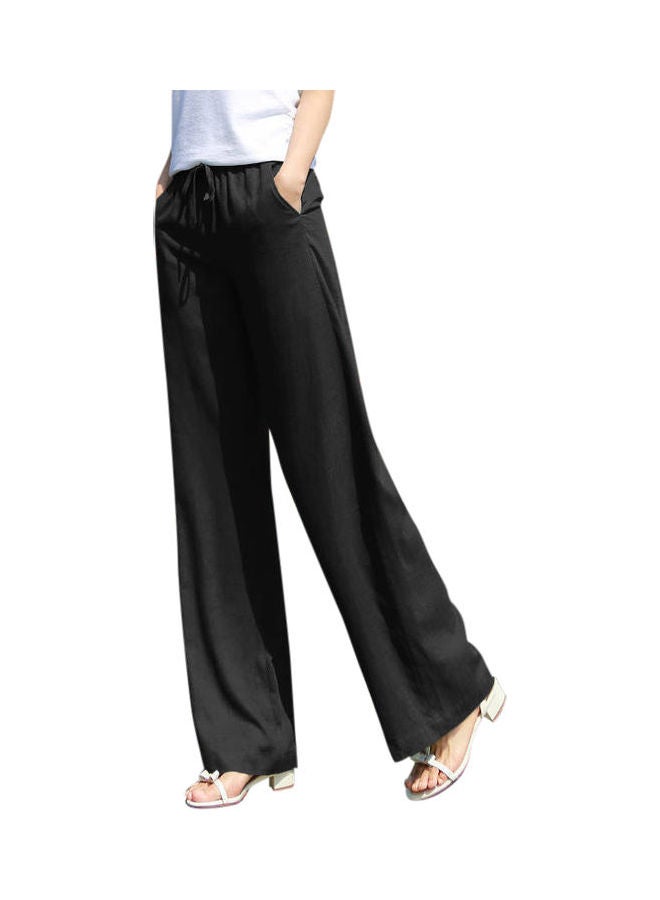 Summer Wide-Leg Pant Black - Image 1