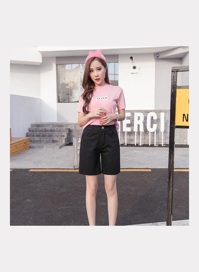 Straight Short Pant Black  - Image 3