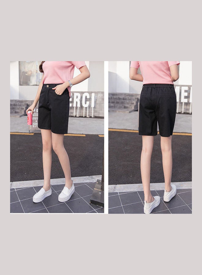 Straight Short Pant Black  - Image 5