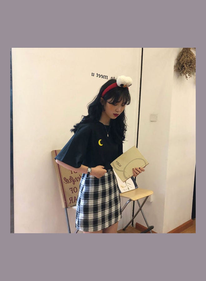 تيشيرت سائب سبرينج سمر للنساء أسود - Image 4