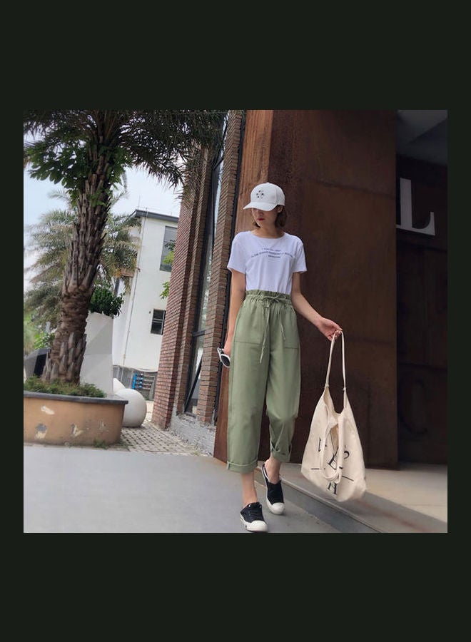 Women Casual Trouser Green - Image 3
