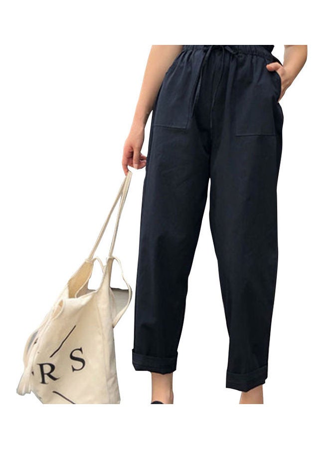 Harlan Loose Wide-Leg Trouser Black - Image 1