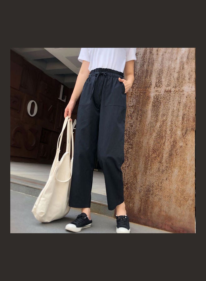 Harlan Loose Wide-Leg Trouser Black - Image 2