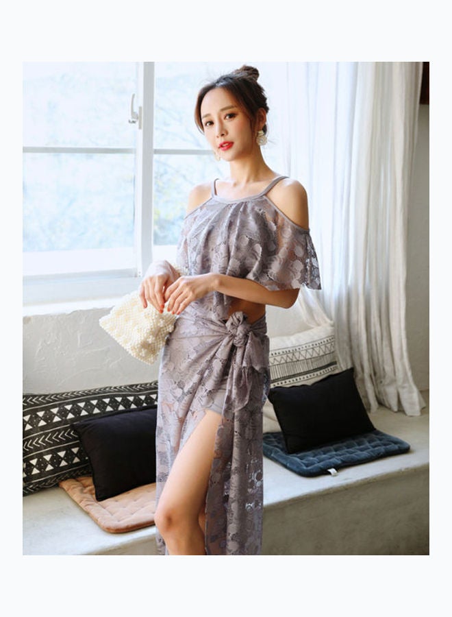 Spring Three-Piece Suit Dark Grey - Image 1