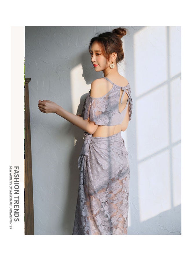 Spring Three-Piece Suit Dark Grey - Image 4