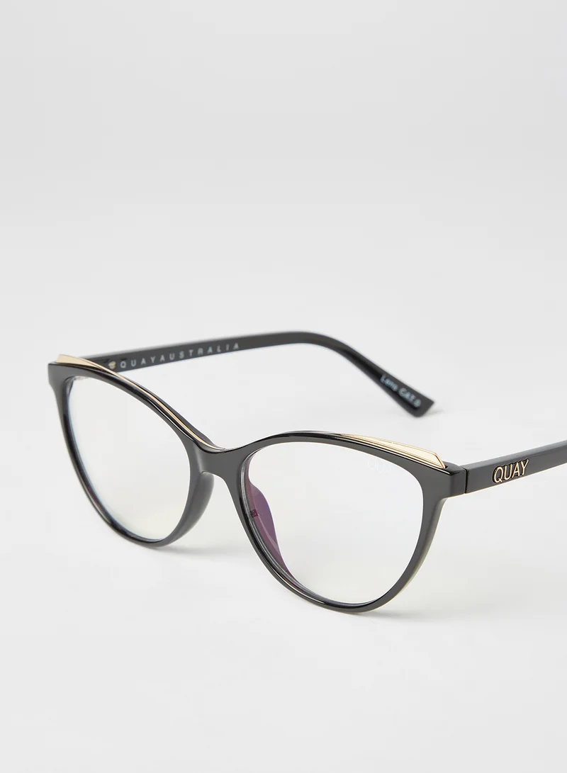 Quay Women's Please Advise Cat Eye Blue Light Glasses