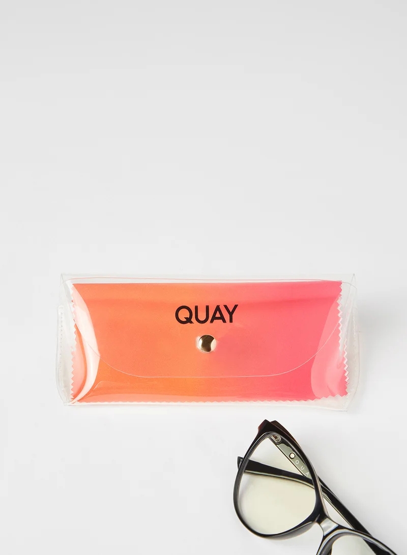 Quay Women's Please Advise Cat Eye Blue Light Glasses