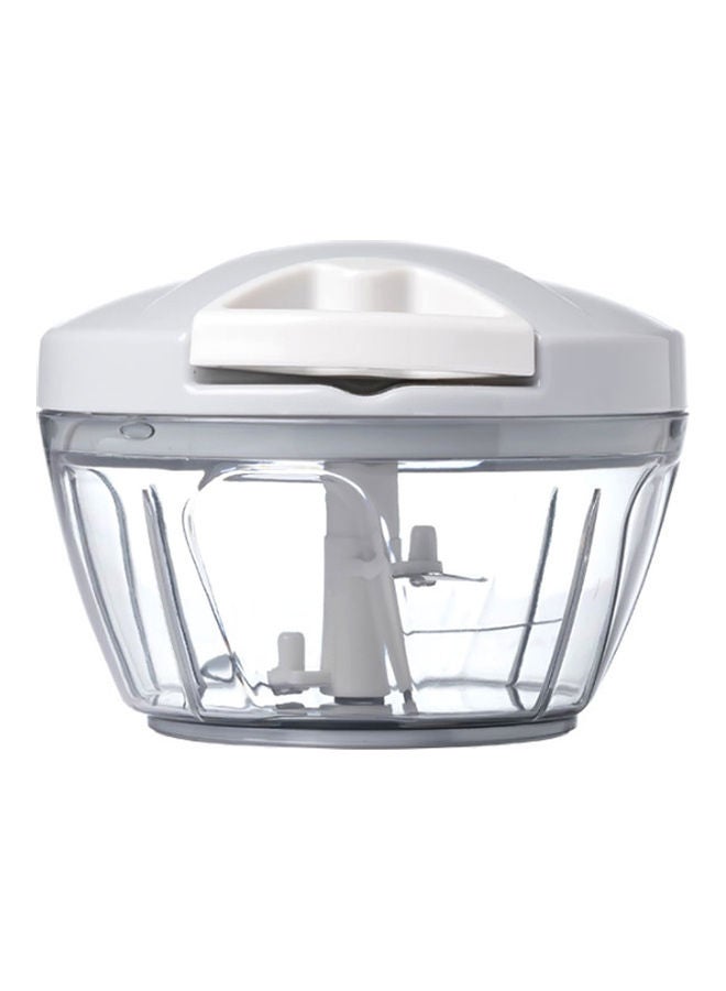 Manual Food Chopper Grey/Clear - Image 1