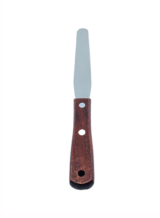 Icing Spatula Silver/Brown 19x1.5x1cm - Image 5
