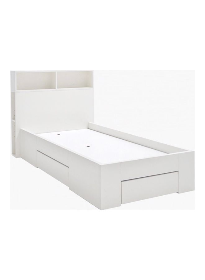 Home Box - Halmstad Oslo 3-Drawer Single Bed White 90x200cm - Image 1