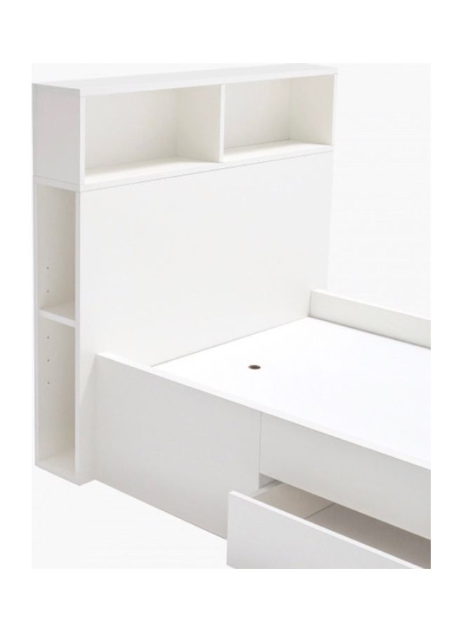 Home Box - Halmstad Oslo 3-Drawer Single Bed White 90x200cm - Image 1
