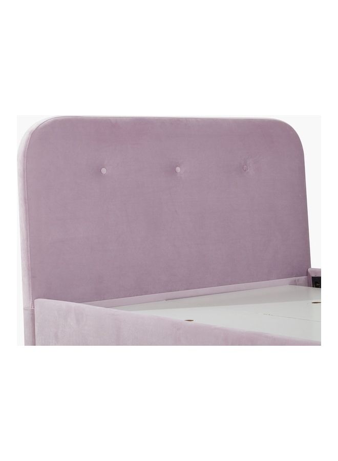 Home Box Sweden Twin Upholstered Bed Purple 120x200cm  - Image 5
