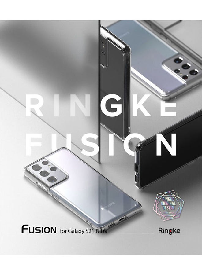 Ringke Protective Case Cover For Samsung Galaxy S21 Ultra Clear - Image 4