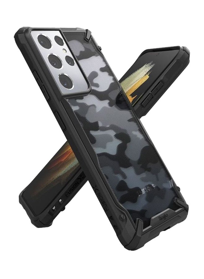 Ringke Protective Case Cover For Samsung Galaxy S21 Ultra Camo Black - Image 1