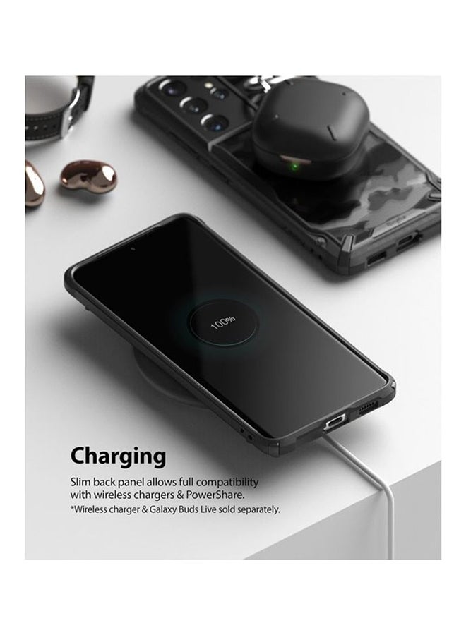 Ringke Protective Case Cover For Samsung Galaxy S21 Ultra Camo Black - Image 5