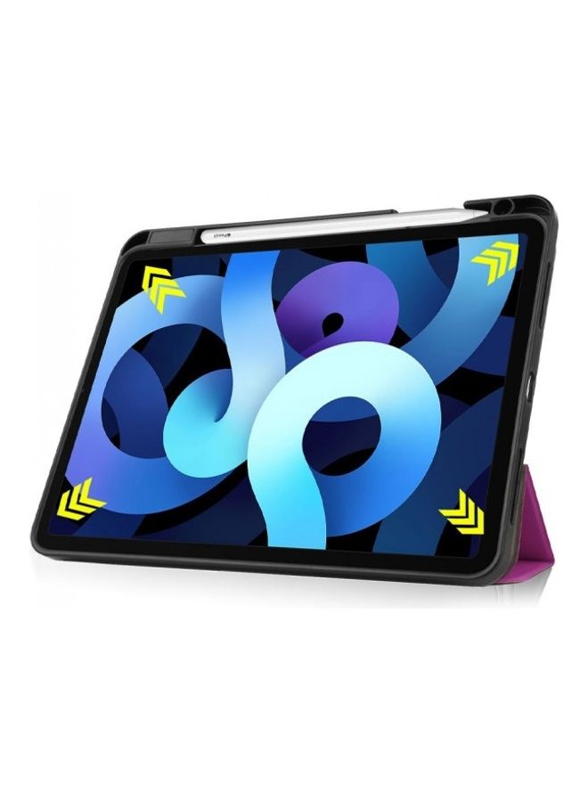 غطاء حماية لجهاز أبل آي باد إير 4 إصدار (2020) مقاس 10.9 بوصة وردي - Image 3