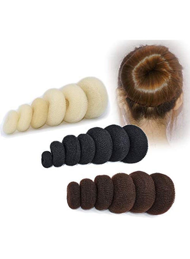 Mariani 3-Piece Donut Hair Bun Black 10grams - Image 3