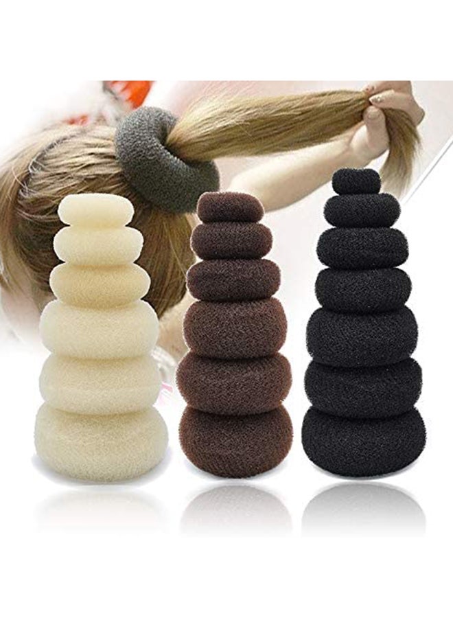 Mariani 3-Piece Donut Hair Bun Black 10grams - Image 4