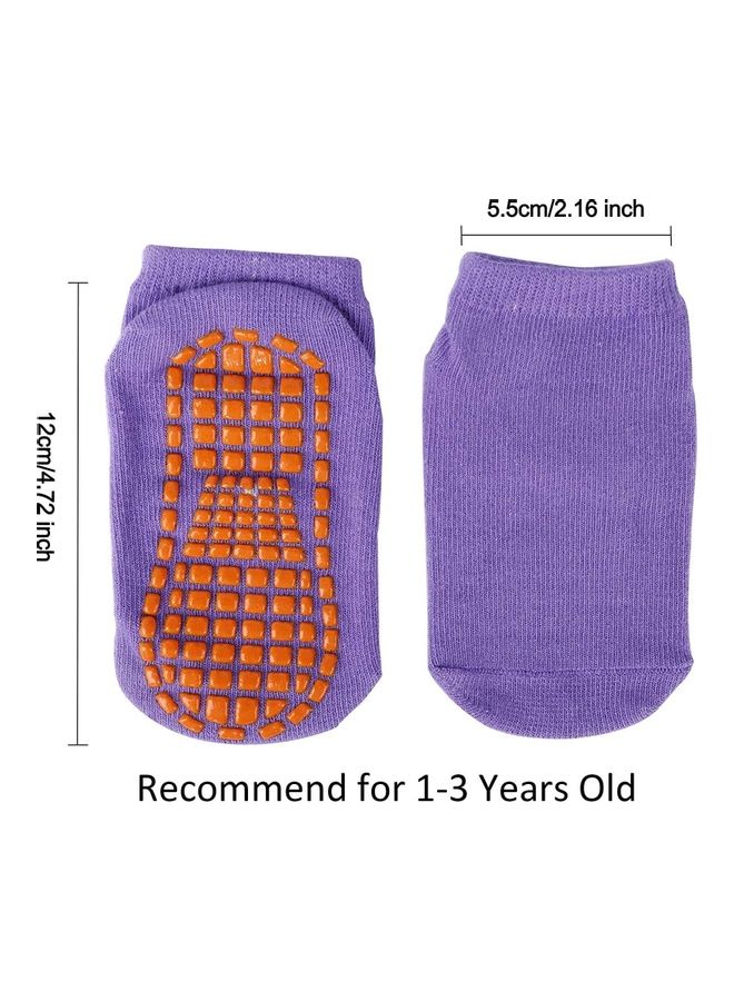 SKY-TOUCH - 8 Pair Of Low Cut Anti-Skid Floor Socks Multicolour - Image 1