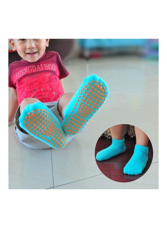 SKY-TOUCH - 8 Pair Of Low Cut Anti-Skid Floor Socks Multicolour - Image 1