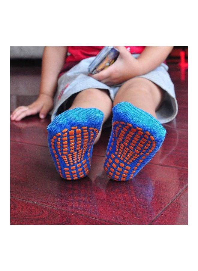 SKY-TOUCH - 8 Pair Of Low Cut Anti-Skid Floor Socks Multicolour - Image 1