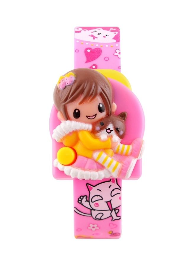 SKMEI Kids' Kids Digital Display Watch - 33 mm - Pink/White  - Image 1