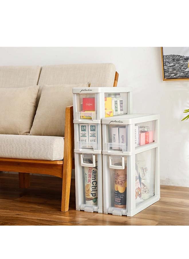 Generic - Multi Layered Adjustable Storage Box White 17x43x49cm - Image 1