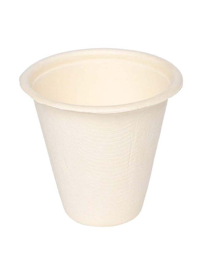 Ecoware 25-Piece Safe And Hygienic Disposable Cup White 220ml  - Image 2