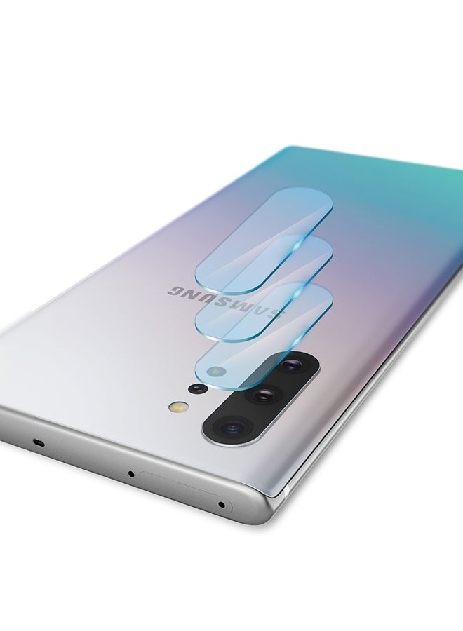 Ringke - 3-Piece Invisible Defender Camera Lens Tempered Glass Protector For Galaxy Note 10 And 10+ Clear - Image 1