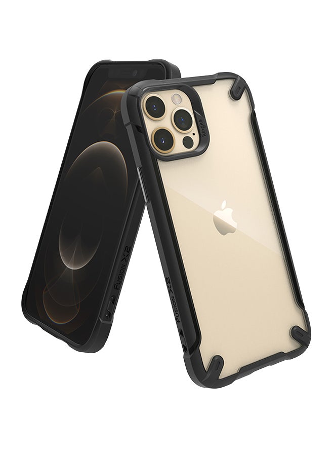 Ringke Transparent Back Case For iPhone 12 Black - Image 1